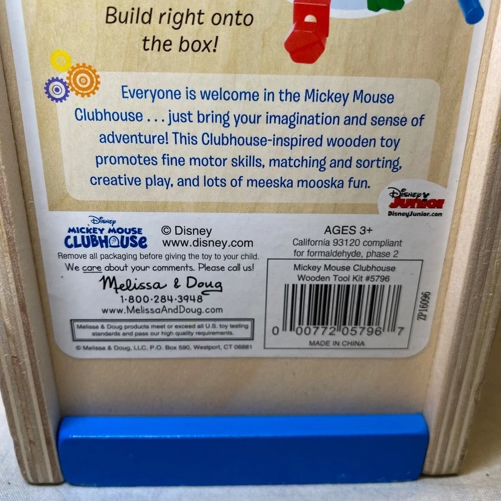 Disney Mickey Mouse Clubhouse Wooden Tool Kit Melissa & Doug Missing Piece